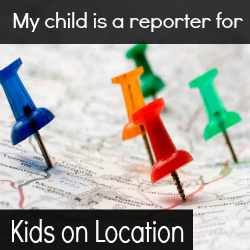 Kids on Location Reporter Button