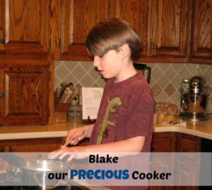 Blake our "Precious" Cooker