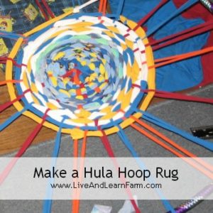 How to Make a Hula Hoop Rug 