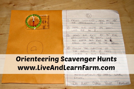 Orienteering Scavenger Hunts