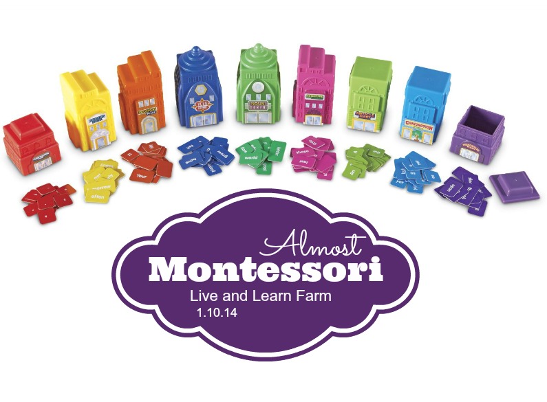 Almost Montessori Sentence Building