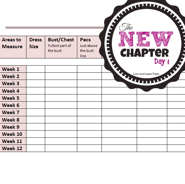 T Tapp Measurement Chart