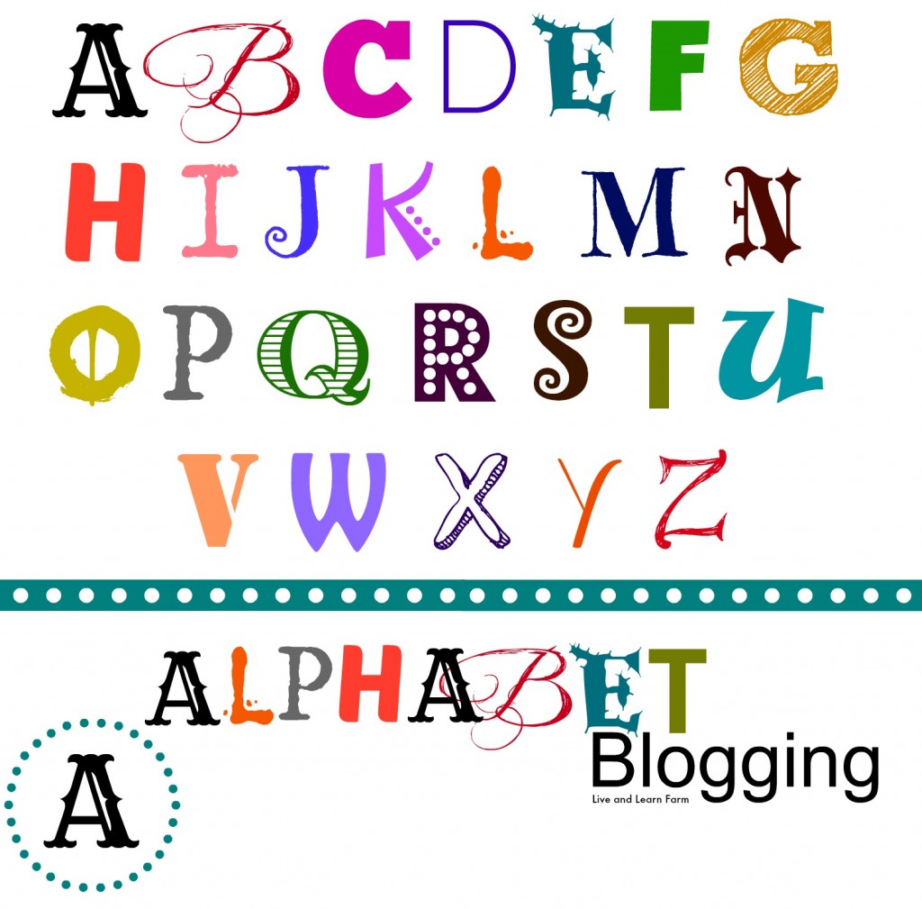 Alphabet Blogging
