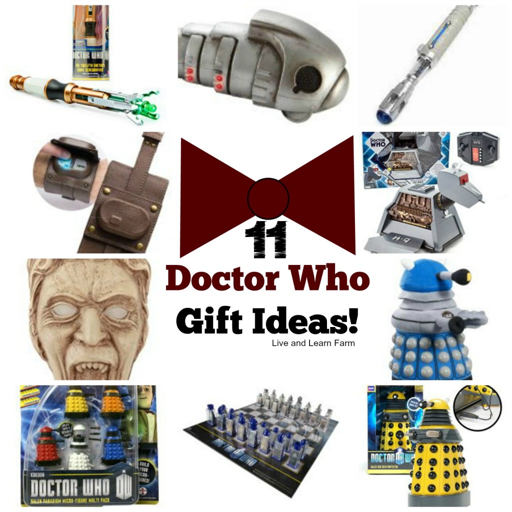 11 Doctor Who Gift Ideas! Live and Learn Farm
